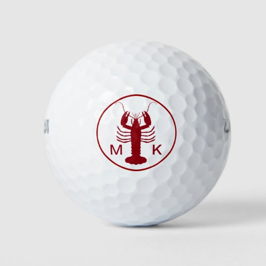 Scheepvaart Heren Monogram Ontwerp Golfballen (Voorkant)