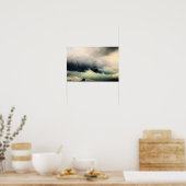 Scheepvaart in een Storm, Ivan Constantinovich Aiv Poster (Keuken)