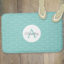 Scheepvaart Monogram Witte Schelp Patroon Strandhu