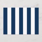 Scheepvaart Navy Blauwe Trouw Monogram Tafelnummer (Achterkant)