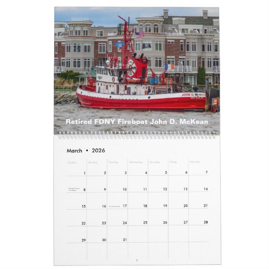 Scheepvaart op de Hudson-rivier 2023 Kalender (Mar 2026)