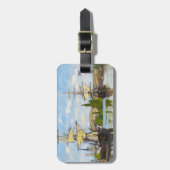 Scheepvaart op de Seine in Rouen Claude Monet Bagagelabel (Voorkant verticaal)
