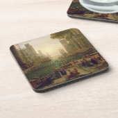 Scheepvaart van St. Paula Romana in Ostia, 1637-39 Bier Onderzetter (Linkerzijde)