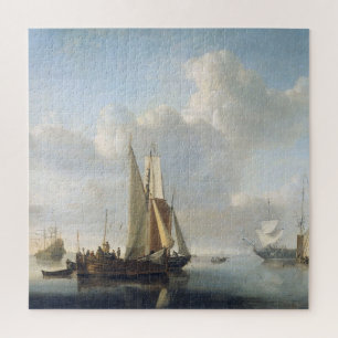 Scheepvaart vóór de kust, Willem van de Velde (II) Legpuzzel