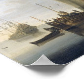 Scheepvaart vóór de kust, Willem van de Velde (II) Poster (Hoek)
