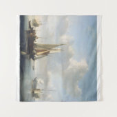 Scheepvaart vóór de kust, Willem van de Velde (II) Wandkleed (Voorkant (horizontaal))