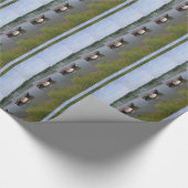 scheepvaartboei, kabelkadekanaal cadeaupapier (Hoek)