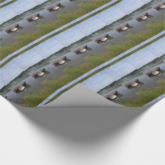 scheepvaartboei, kabelkadekanaal cadeaupapier (Hoek)