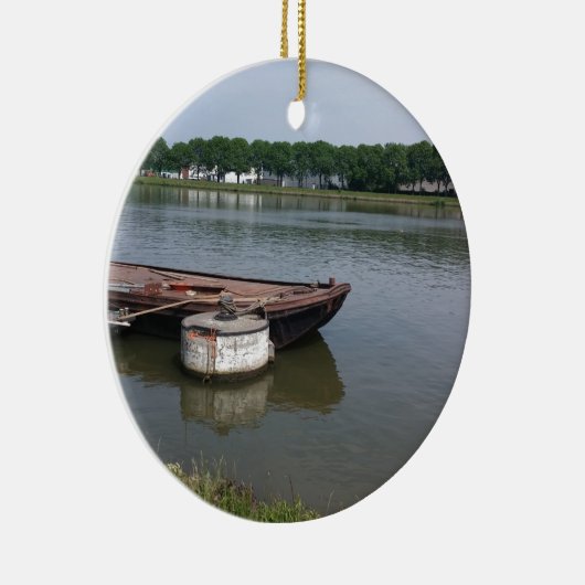 scheepvaartboei, kabelkadekanaal keramisch ornament (Rechts)