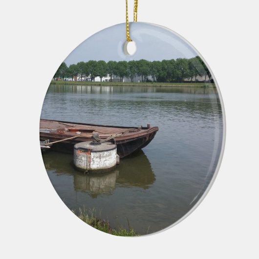 scheepvaartboei, kabelkadekanaal keramisch ornament (Links)