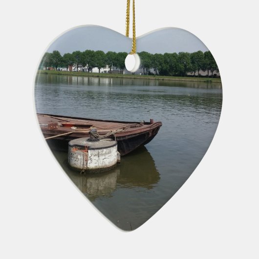 scheepvaartboei, kabelkadekanaal keramisch ornament (Rechts)