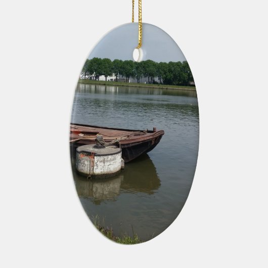 scheepvaartboei, kabelkadekanaal keramisch ornament (Rechts)