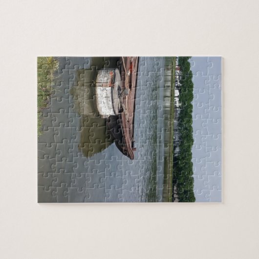 scheepvaartboei, kabelkadekanaal legpuzzel (Horizontaal)