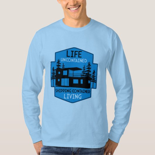 Scheepvaartcontainerarchitectuur T-shirt (Voorkant)