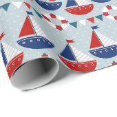Scheepvaartpatroon Cadeaupapier (Rol Hoek)