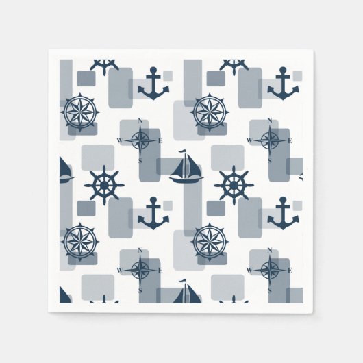 Scheepvaartpatroon Servet (Voorkant)