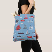 scheepvaartpatroon tote bag (Dichtbij)