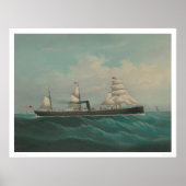 Scheepvaartschip- De stad Rio de Janeiro (1260) Poster (Voorkant)