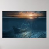 Scheepvaartserie Ghost: schipbreuk van Pirate Poster (Voorkant)