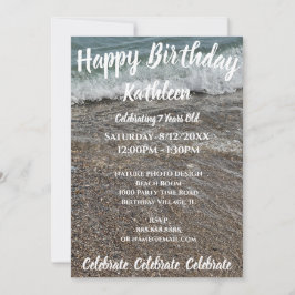 SCHEEPVAARTUIG BIRTHDAY-INVITATIE KAART