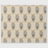 Scheer & Kapsel Retro Herencapsalon Grafisch Type Cadeaupapier (Vlak)