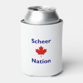 Scheer Nation Canada Verkiezing Rode esdoorn Blad  Blikjeskoeler
