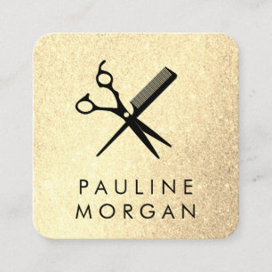 Scheerapparaat en kam Elegant Glitter Vierkante Visitekaartje