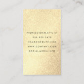 Scheerapparaat en kam Elegant Glitter Visitekaartje (Achterkant)