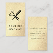 Scheerapparaat en kam Elegant Glitter Visitekaartje (Voorkant / Achterkant)