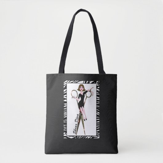 Scheerbeurt "DIVA" Tote Bag (Voorkant)