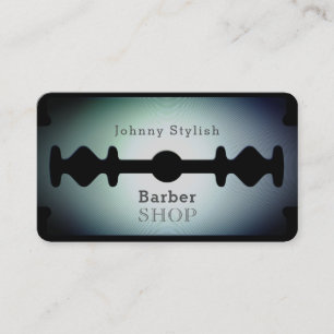 Scheerblauw in de scheerblauw visitekaartje