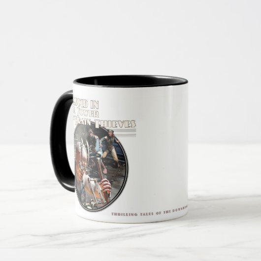 Scheerbuizen: Mad Doctor's kelder Mok (Voorkant links)