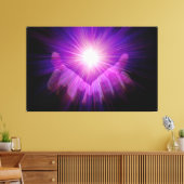 Scheerdoek voor de energiegenezing door genezer AF Canvas Afdruk (Insitu (Woonkamer))