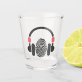 Scheerglas - Dubbellade podcast Shot Glas (Voorkant)