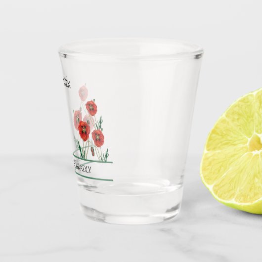 Scheerglas Shot Glas (Rechts)