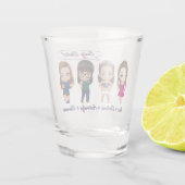 Scheerglas Shot Glas (Achterkant)