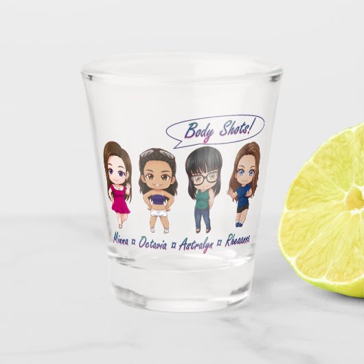 Scheerglas Shot Glas (Voorkant)