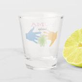 Scheerglas Shot Glas (Achterkant)