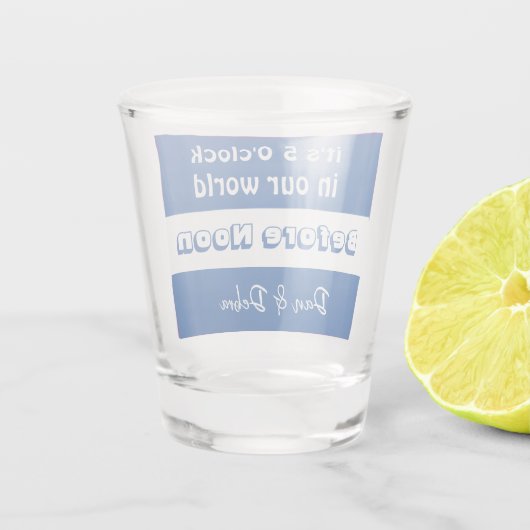 Scheerglas Shot Glas (Achterkant)