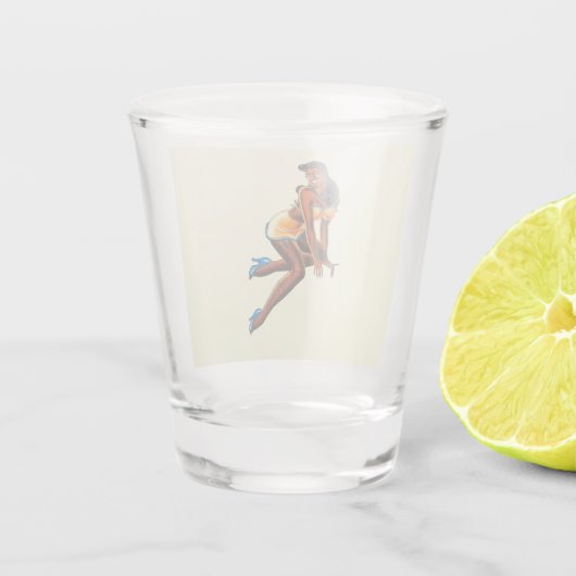 Scheerglas Shot Glas (Achterkant)