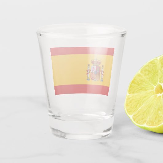 Scheerglas Spanje Shot Glas (Achterkant)
