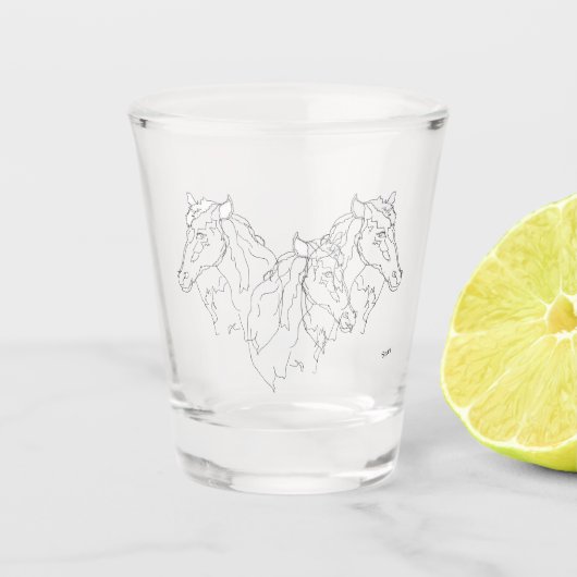 Scheerglas : STALLIENEN Shot Glas (Voorkant)