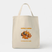 Scheerglas Tote Bag (Achterkant)