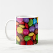 Scheerkleur van de snoep koffiemok (Links)