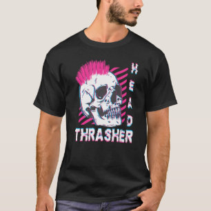 Scheerkop Shirt Verstoorde schedel Schaats