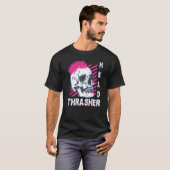 Scheerkop Shirt Verstoorde schedel  Schaats (Voorkant volledig)