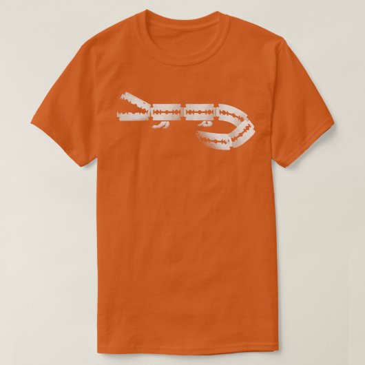 scheerkrokodil t-shirt (Design voorkant)