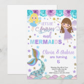 Scheerlingen en zeemeerminnen, zussen-liefhebbers. kaart (Voorkant / Achterkant)