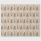 scheermes Barber Vaderdag Verjaardag Cadeaupapier (Vlak)