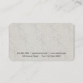 Scheermes Patroon voor Kappers Visitekaartje (Achterkant)